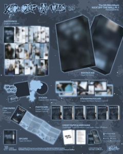 อัลบั้มต้นฉบับภาษาเกาหลี] KickFlip - KICK OFF THE WALL Pt.1 (POCAALBUM Ver.) - Product Image 2