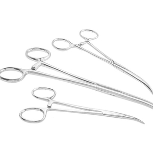 PISSCO Hemostatic Forceps Surgical <b>Instrument</b> Hemostatic Clamp Forceps Medical Tool Stainless Steel Hemostatic Forceps 6 PCS - Product Image 3