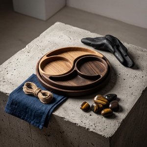 Wooden Handmade Modern Customized Pattern Fruit Serving Tray for Kitchen Counter Dining Table Home Accessories Party Use - Product Image 5