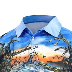 Chemise de pêche d'été pour homme, haute qualité, OEM, design personnalisé, respirante, coton et polyester - Product Image 4