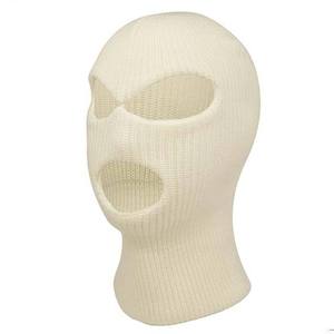 Balaclava unisexe en tricot pour l'hiver, masque de ski intégral, bonnet-cagoule chaud et coupe-vent, masque de ski au crochet pour les sports de plein air - Product Image 1
