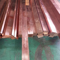 Barra Cuadrada de Cobre de Alta Calidad de 50 Libras (1 kg) para Uso Industrial con Servicios de Soldadura, Doblado y Corte