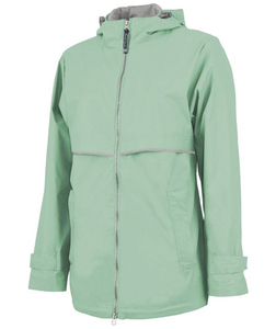 Veste de randonnée à capuche en softshell vert pour femme, imperméable, manches longues, coupe classique, longueur normale, en polyester, pour le printemps - Product Image 3