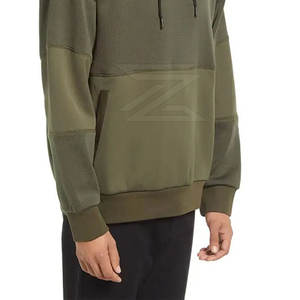 เสื้อฮู้ดโอเวอร์ไซส์สำหรับผู้ชาย ผ้าเจอร์ซีย์ถักเนื้อนุ่ม ผสมคอตตอนและโพลีเอสเตอร์ ระบายอากาศได้ดี แห้งเร็ว ทรงหลวม ใส่สบาย เหมาะสำหรับใส่ทุกวัน ปี 2026 - Product Image 2