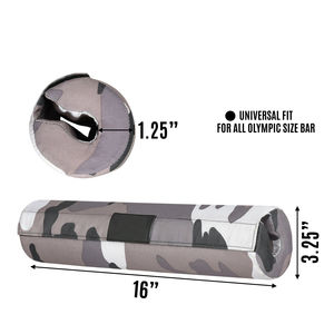 Coussin de protection pour haltères Misha Sports & Fitness en mousse et tissu pour les soulevés de hanche et les squats - Product Image 6