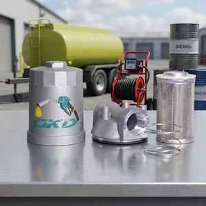 Kit de filtre pour distributeur de carburant GKD, élément en maille d'acier inoxydable avec ressort pour diesel, essence, kérosène - Product Image 5
