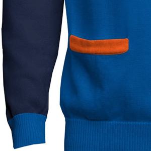 Wholesale BROWN Acrylic Winter <b>Cardigan</b> Sweater Custom Colour Embroidery Covered Button Closure Anti-Wrinkle <b>Thick</b> Knit Men's - Product Image 3