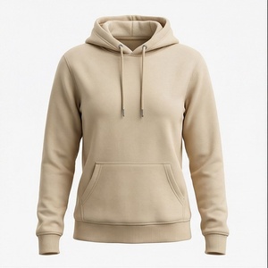 Sweat-shirt à capuche oversize en coton pour femme, style streetwear, idéal pour l'hiver, personnalisable avec broderie ou impression de logo - Product Image 1