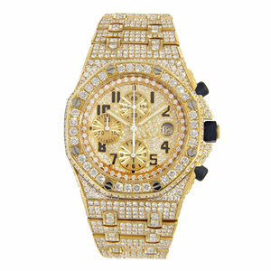Reloj presidencial Iced Out Moissanite | Diseño de esqueleto VVS de lujo | Venta al por mayor aprobada - Product Image 2
