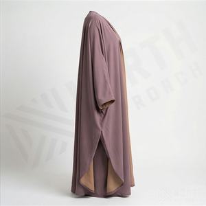 Abaya de style classique pour femmes musulmanes, tenue de fête islamique modeste, couture de qualité supérieure, polyester respirant, vente directe d'usine - Product Image 3