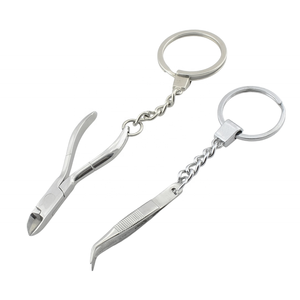 Pinza de Cejas Mini de Acero Inoxidable KOUNAIN, Herramienta de Aseo de Viaje con Anillo para Llaves, Moderna y Duradera - Product Image 4