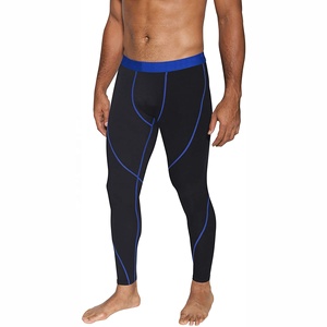 Breathable Men's Workout <b>Tights</b> with Custom Logo for Sports Training and Fitness Enthusiasts - Product Image 3