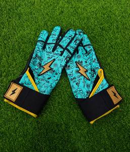 Guantes de béisbol Max Clark Signature Series con puño largo, modelo Bruce Bolt, de cuero puro, par de guantes de cuero cabretta de 0.9 mm - Product Image 5