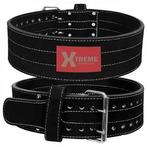 Cinturón de Levantamiento de Pesas de Cuero Suave de Alta Resistencia, 10mm/13mm de Grosor, para Soporte Lumbar, Entrenamiento de Powerlifting y Sentadillas - Product Image 4