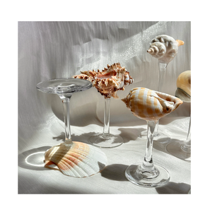 Verre à vin à double paroi résistant à la chaleur, fait main, thème côtier haut de gamme, et tasse coquillage pour les boutiques de souvenirs - Product Image 5
