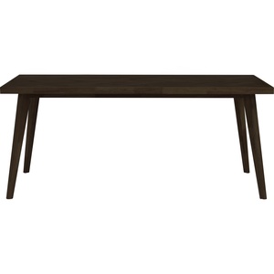 Mid Century Modern Dark <b>Walnut</b> Solid Wood Dining <b>Table</b> 6 Seater Kitchen <b>Table</b> with Tapered Legs for Home Dining Room - Product Image 3