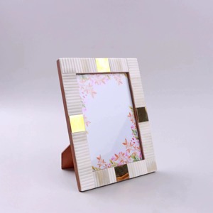 Marco de Fotos Cuadrado Hecho a Mano con Incrustaciones de Hueso de Camello y Búfalo, Decoración para el Hogar, Diseño Personalizado, Adornos de Alta Calidad, Marco de Sobremesa - Product Image 2