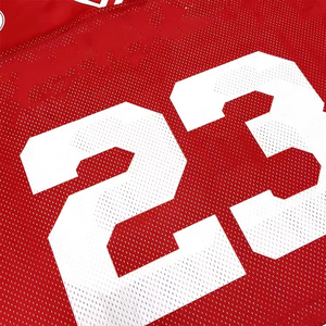 Custom Youth Mesh Football Jersey Cropped <b>Hip</b> Hop Sublimated Blank Sportswear Unisex - Product Image 5