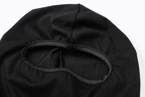 Pasamontañas Negro Unisex para Exteriores, Talla 56-58CM, con Logotipo Impreso por Transferencia de Calor - Product Image 4