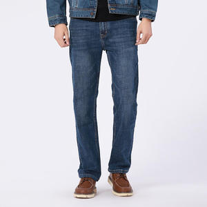 <b>Men</b> Denim <b>Jeans</b> Straight Fit Denim <b>Jeans</b> Soft Cotton <b>Trousers</b> Comfortable Daily Pants Classic Casual Style - Product Image 1