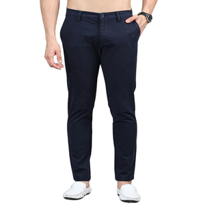 Pantalon pour homme en coton élasthanne de qualité luxe Léger et respirant Logo personnalisé pour l'été et l'hiver Prix direct usine - Product Image 1