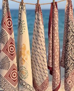 Pañuelo de algodón ecológico con estampado a mano al por mayor, pañuelo para el pelo, pañuelo para el cuello, pañuelo estampado, pañuelo para la cabeza, pañuelo de moda con diseño Paisley - Product Image 4