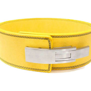 เข็มขัดยกน้ำหนักคุณภาพสูงแบบกำหนดเองได้ หนังวัวแท้ ทนทาน ระบายอากาศได้ดี รองรับหลัง/เอว ป้องกันการลื่น รุ่นใหม่ - Product Image 3