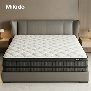 Matelas Queen de qualité hôtelière en mousse ondulée et ressorts ensachés, expédition gratuite depuis notre entrepôt local aux États-Unis, commande minimale 1 - Product Image 1
