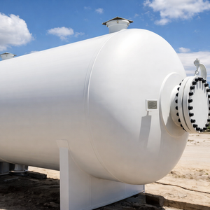 Tanque de Almacenamiento de Gas Industrial de Acero Suave de Alta Capacidad, Recipiente a Presión Horizontal, Solución Duradera para Almacenamiento de Gas a Granel, 1000-10000L - Product Image 1
