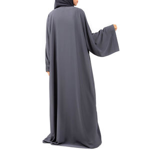 Ropa Islámica Personalizada, Abaya para Mujer, Vestido Musulmán, Abaya Informal de Color Sólido, Traje de Dos Piezas, Abaya para Mujer, Vestido Musulmán - Product Image 3