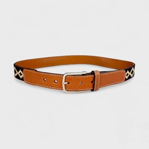 Ceinture polo unisexe en cuir, artisanale, durable, cousue, pour l'extérieur, décontractée, inspirée de l'équitation, de qualité supérieure, au look classique, ajustable, confortable et au design soigné. - Product Image 6