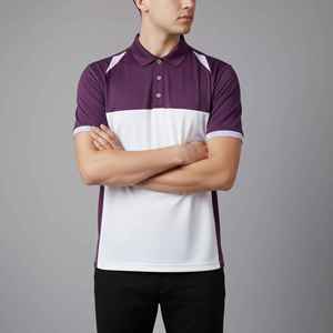 OEM/ODM Custom Printed Men's for Shirt Regular Fit 100% Cotton Knitted Short Sleeve Breathable Quick Dry Casual Streetwear Golf - Product Image 2