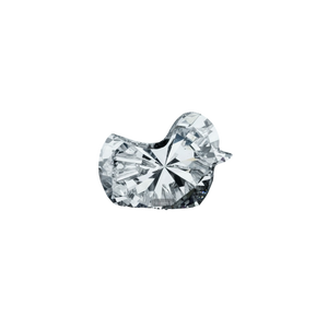 Diamante Sintético con Forma de Pato Adorable, Certificado IGI GIA, DEF VVS VS1, 0.5CT-3CT, CVD HPHT, Colores Fantasía, Venta al por Mayor en India - Product Image 1