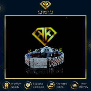 Nouvelle montre de luxe automatique en acier inoxydable et cuir, de qualité supérieure, résistante à l'eau, au design unique, avec diamants VVS, unisexe - Product Image 5