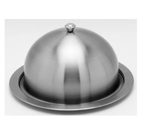 Dôme à gâteau en acier inoxydable de bonne qualité, artisanat poli miroir, outils pour gâteaux, objet décoratif de table à bas prix