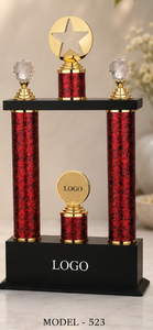 Elegante Trofeo de Metal Fundido a Presión con Base de MDF, Grabado Personalizado con Logotipo, Impresión Personalizada, Portátil, Uso Profesional, Temática Deportiva - Product Image 6