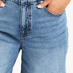 Pantalones cortos de mezclilla casuales y transpirables para mujer, shorts de mezclilla rectos de verano, diseño de moda de la mejor calidad, shorts de mezclilla para mujer - Product Image 5