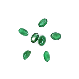 Esmeraldas naturales de Zambia calibradas en forma ovalada de 3x5 mm, piedras preciosas facetadas sueltas para la fabricación de joyas, listas para usar. - Product Image 3