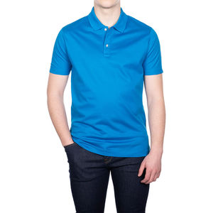 Polo de Moda con Logotipo Personalizado Bordado, Polo para Hombre de Manga Corta, Corte Ajustado, Alta Calidad, Transpirable, Servicio OEM - Product Image 2