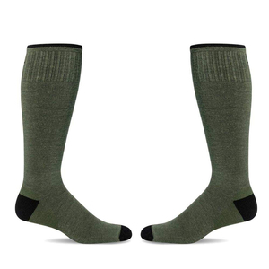 Chaussettes d'hiver décontractées pour hommes, en coton tricoté violet uni, respirantes, pour usage quotidien, élégantes, coupe régulière, extensibles et performantes - Product Image 5