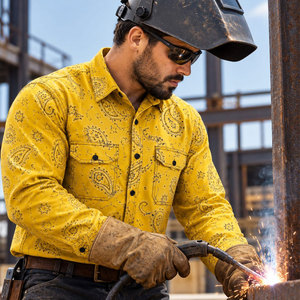 Wholesale Comfortable New Design Working Suit Uniform Custom Factory Workwear <b>Welding</b> Technician Mechanic Worker Uniform - Product Image 6