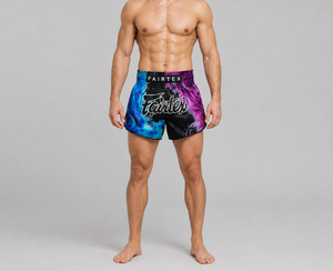 Pantalones Cortos de Muay Thai Fair Tex a Precio de Mayoreo, Tela Ligera para un Entrenamiento Cómodo, Corte Holgado para un Mejor Movimiento AI-BS-022 - Product Image 3