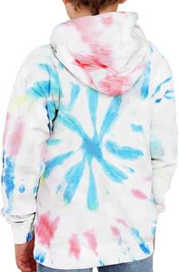 LOW MOQ Wholesale Custom 2026 New Fashion Autumn Winter Kids Hoody Dip Dye Men's Hooded kids Tie Dye Breathable Hoodies - Product Image 2
