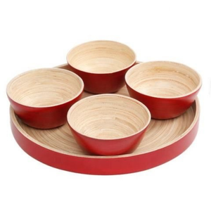 Bol en bambou naturel durable, vaisselle artisanale en gros à prix abordable pour restaurants, hôtels et maisons, provenant du Vietnam - Product Image 1