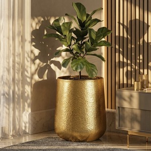 Juego de Macetas Modernas de Estilo Rústico con Soporte de Trípode Hecho a Mano para Decoración de Interiores - Product Image 2