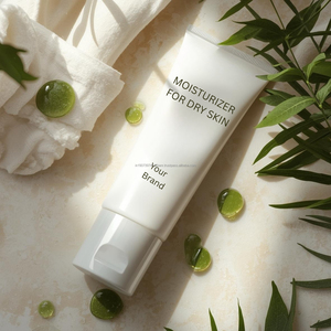 Crème hydratante pour peaux sèches à marque privée, crème hydratante profonde pour le visage avec acide hyaluronique, vitamine E, fabricant de produits de soin OEM ODM - Product Image 3