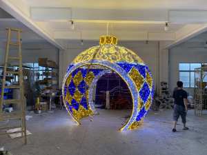 맞춤형 색상 변경 LED 철제 트리 졸업 추수감사절 장식 조명 (쇼핑몰용) - Product Image 3