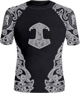 Rashguards de Grappling con Diseños Personalizados, Rashguard Brasileño No Gi BJJ, Transpirable, Antibacterial, de Secado Rápido, Poliéster y Spandex Fortleo - Product Image 2