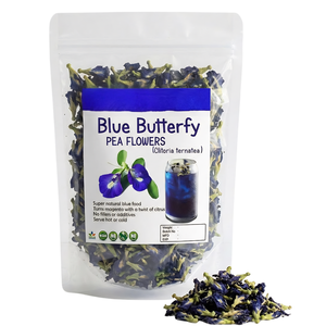 Flor de Guisante Mariposa Seca Orgánica Clean Label, Lam Dong Vietnam, Colorante Alimentario Azul Natural, Sin Gluten, Sin OMG, Muestra Gratuita, Pedido al por Mayor - Product Image 1