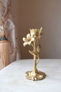 Candelabro de Latón Dorado, Portavelas Cónicos para Decoración del Hogar, Soporte de Metal Duradero - Product Image 5